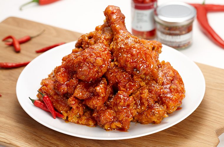 매운양념치킨 (출처 : 페리카나)