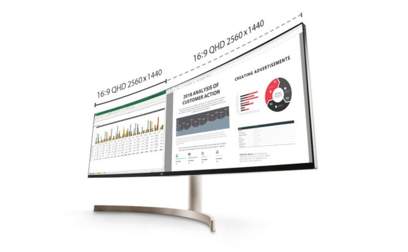 곡률 커브드 모니터