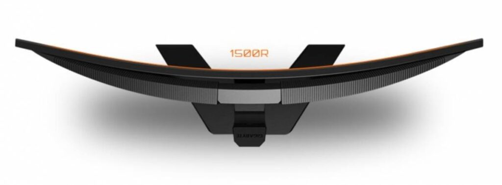 곡률 커브드 모니터