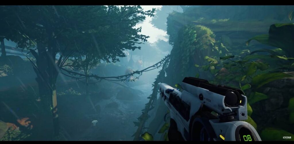 더 사이클 프론티어의 인게임이미지이다.