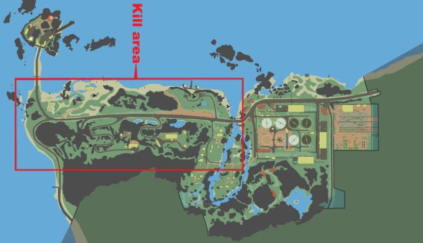 타르코프 패치노트 Assessment Part 1 영역 (출처 : 타르코프 위키)