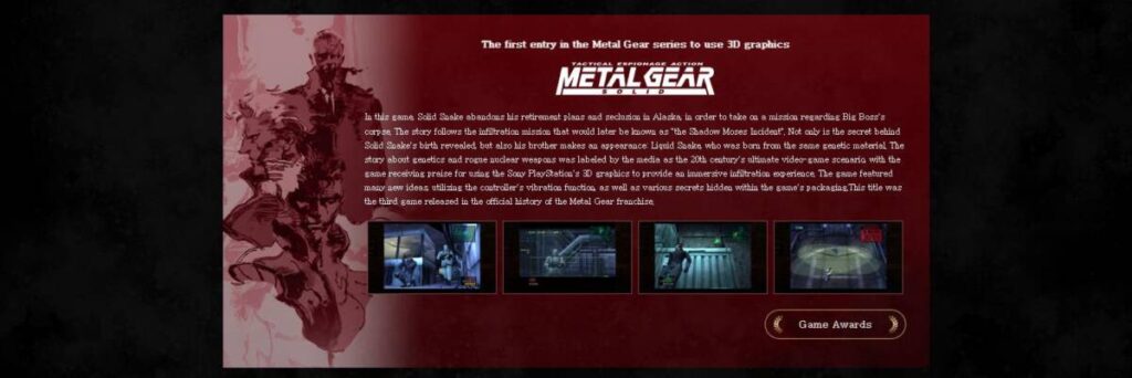 메탈 기어 솔리드 시리즈 마스터 컬렉션