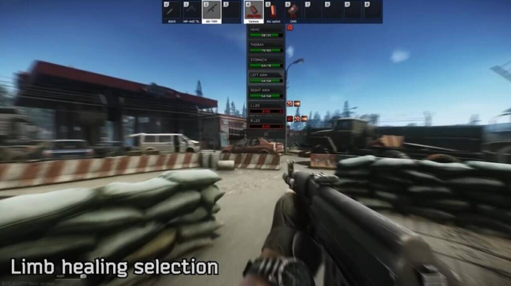 이스케이프 프롬 타르코프 초기화 포인트 개선된 치료 시스템