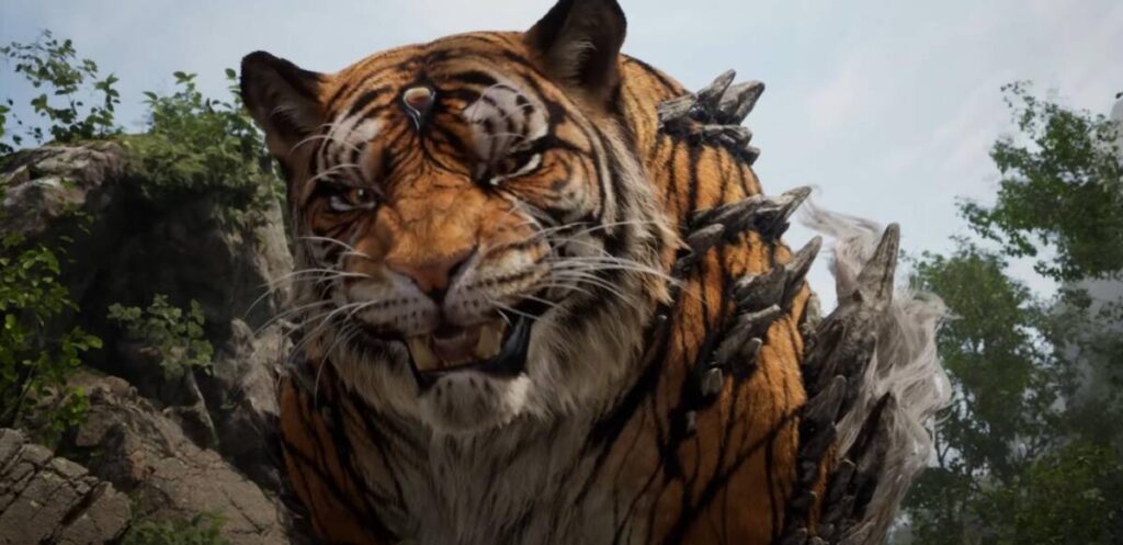 넥슨 민트로켓에서 선보이는 몬스터 헌터 몬스터는 호랑이