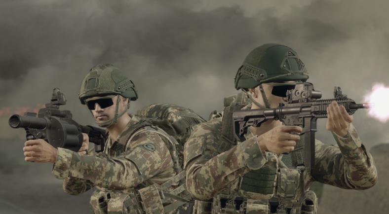 FPS 게임 스쿼드 튀르키예 군 모습