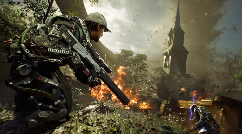 2025년 신작 게임 엑소본 익스트랙션 슈팅 게임 이미지