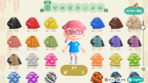 모동숲 캐릭터 꾸미기