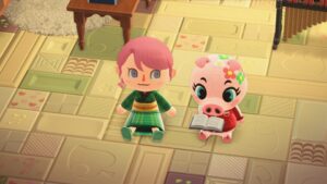 모동숲 친절 주민 꽃지