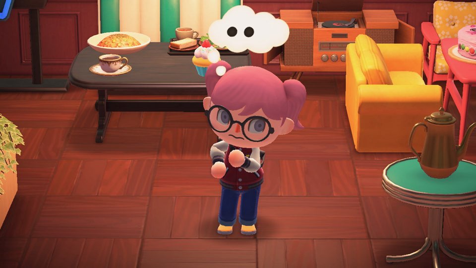 모동숲 성숙 주민에게 얻을 수 있는 리액션 '고민'