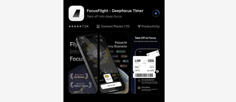 공부 앱 추천 포커스 플라이트 FocusFlight '1등석에 올라타자'