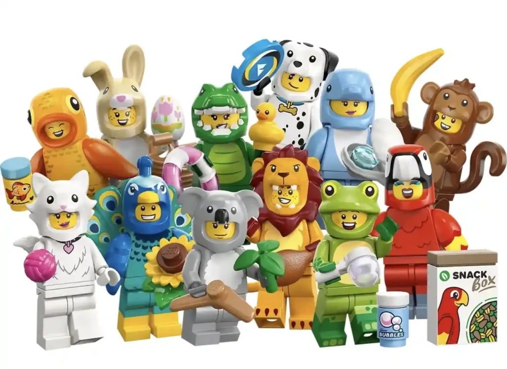 새로 출시된 레고 동물 알바 피규어 12종