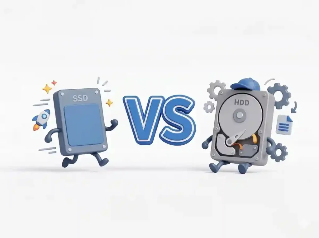 SSD HDD 구분 차이