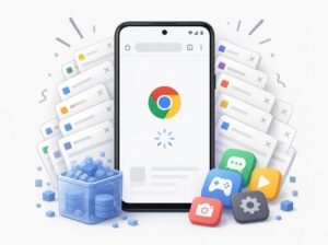 모바일 크롬 렉 프리징