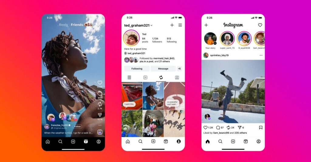 인스타그램 리포스트 기능