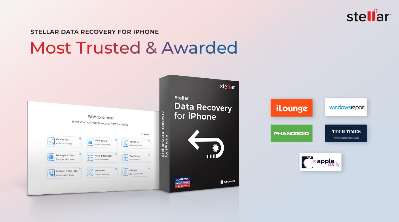 Stellar iPhone Data Recovery 프로그램