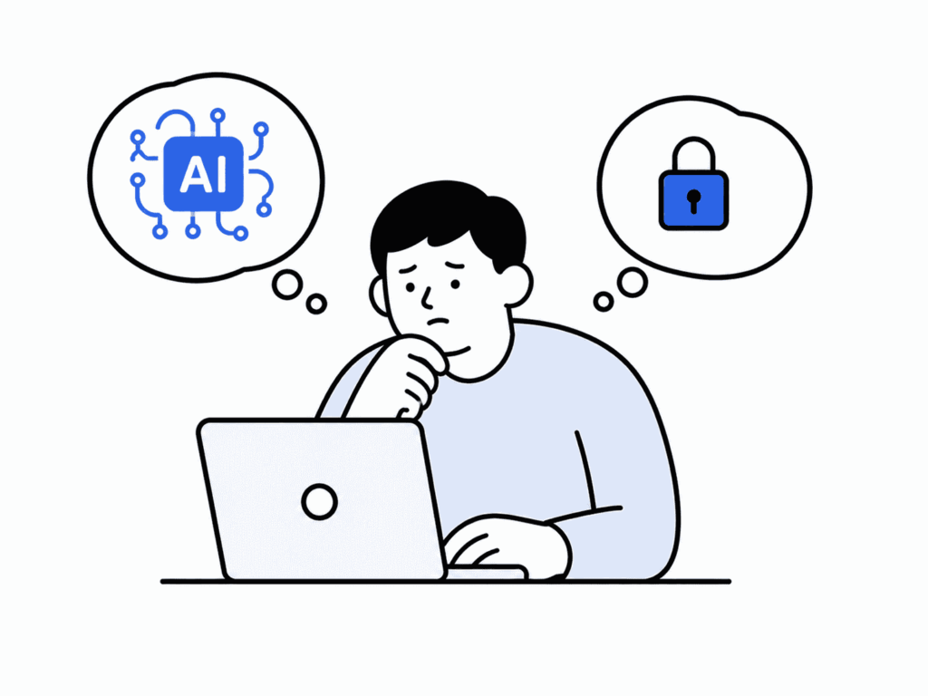 AI 보안을 걱정하는 사람 ExpressAI