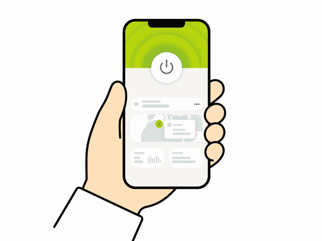 ExpressVPN 접속 화면