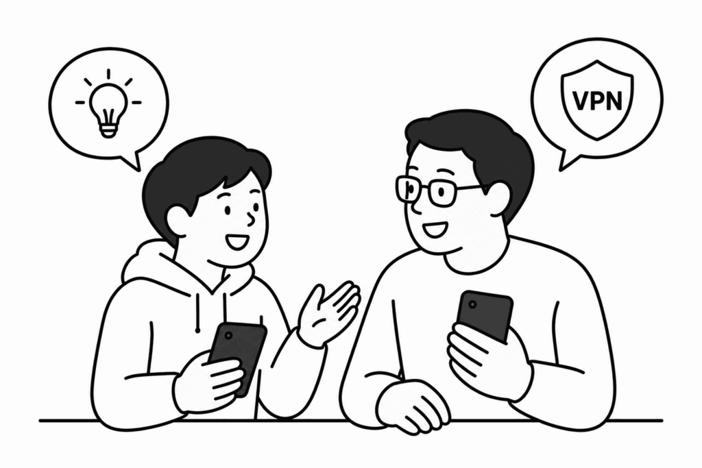 VPN 필요성과 관련한 대화