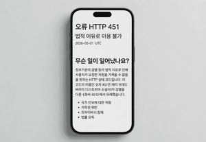 HTTP 451 오류